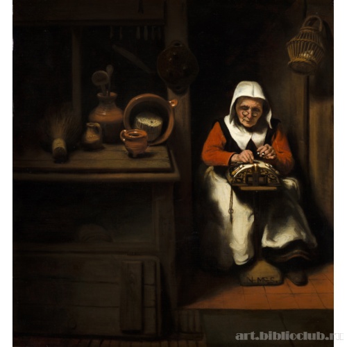 Пожилая кружевница