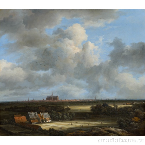 Вид Харлема с полями для отбеливания холстов