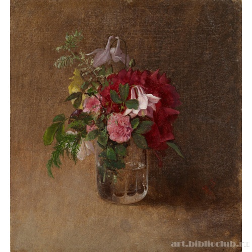 Цветы в бокале