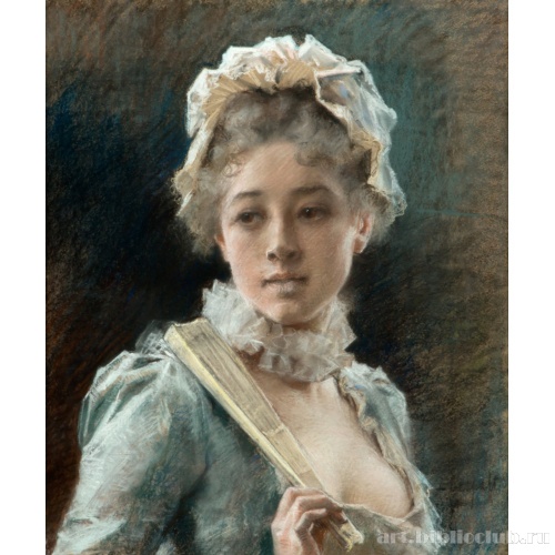 Девушка с веером