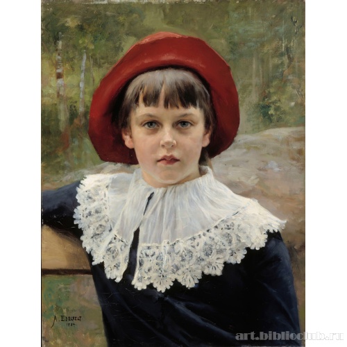 Портрет сестры художника Берты Эдельфельт