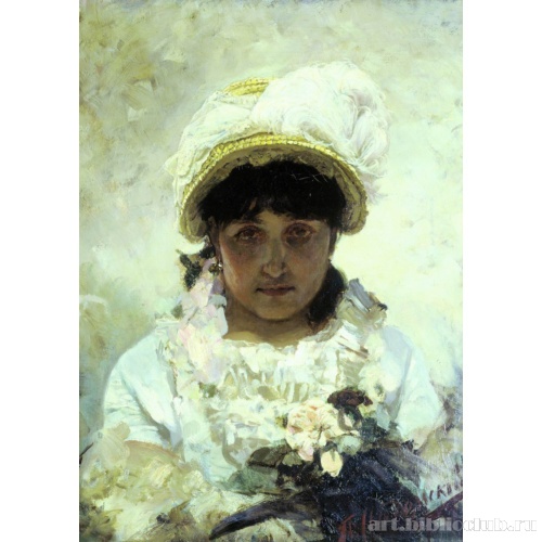 Девушка в соломенной шляпе