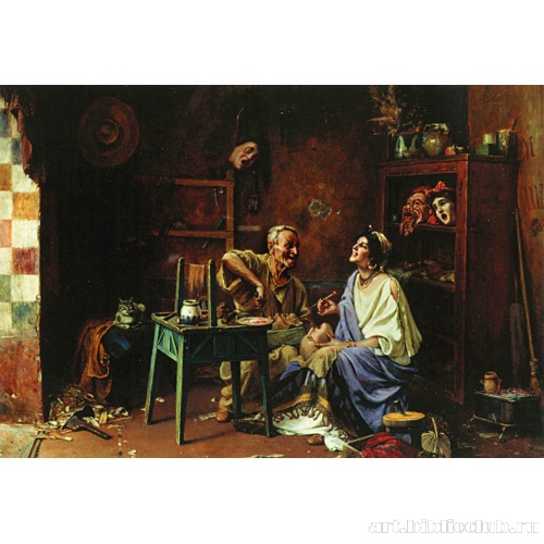 В мастерской масок