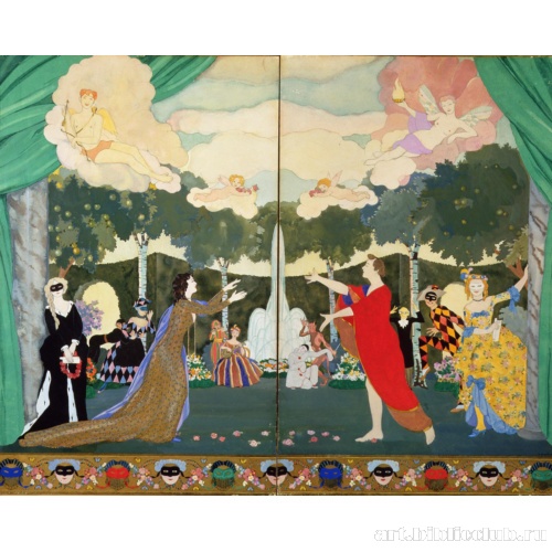 Эскиз занавеса для «Свободного театра» в Москве