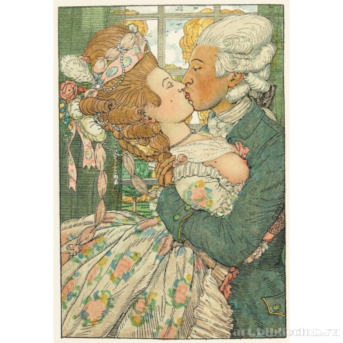 Иллюстрация к «Книге маркизы» Ф. Блей