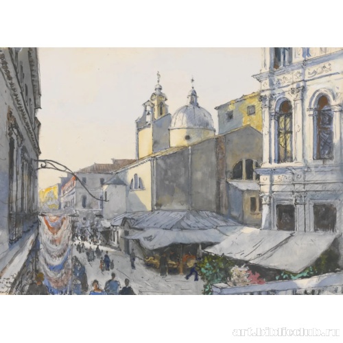 Торговая площадь перед церковью