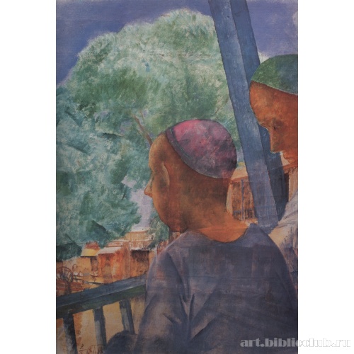 Самарканд. На террасе