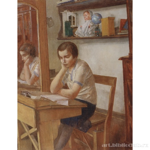 Девочка за партой