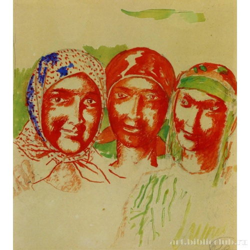 Союзницы. Эскиз для обложки журнала 