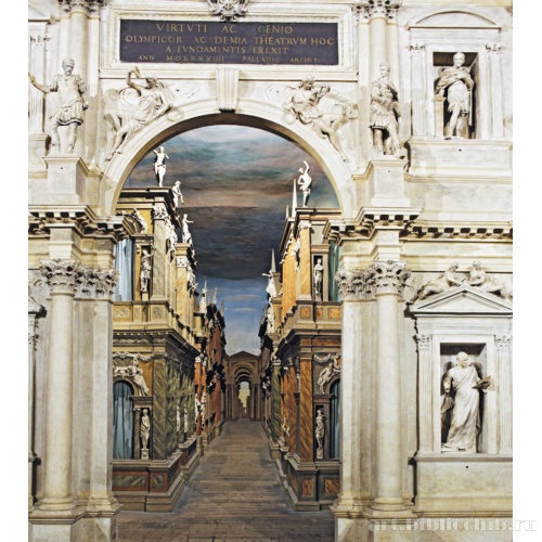 Изображение уличной перспективы в театре