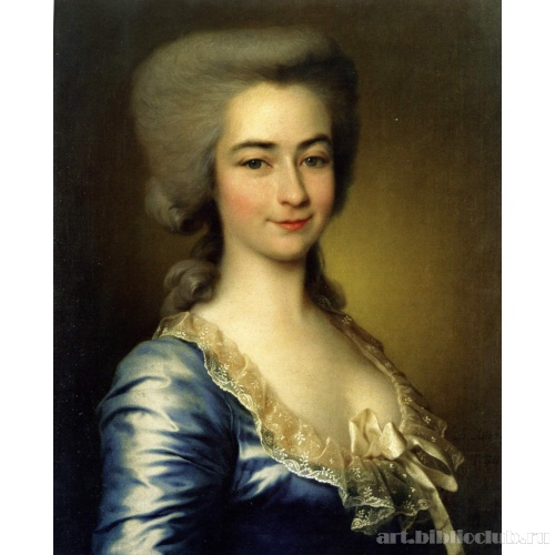 Портрет неизвестной в голубом