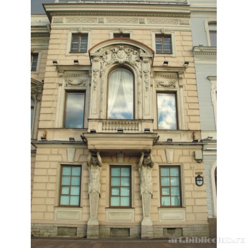 Кантемировский дворец. Фрагмент фасада со стороны Невы