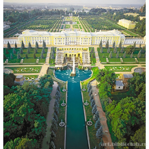 Петергоф. Вид с высоты птичьего полета