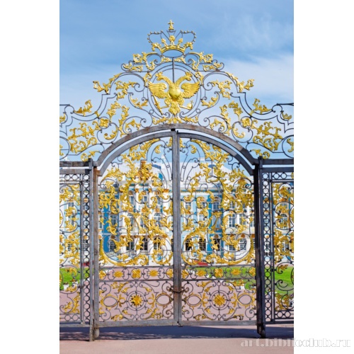 Большой Екатерининский дворец. Ворота дворцовой ограды