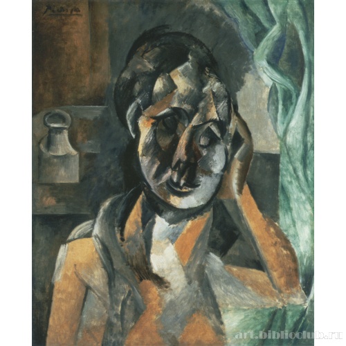 Женщина  с банкой горчицы