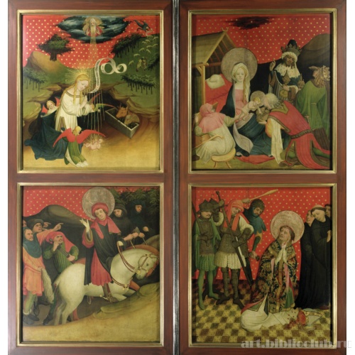 Алтарь Святого Фомы из церкви Святого Иоанна в Гамбурге. Фрагмент