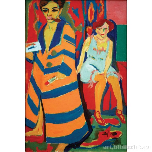 Автопортрет с моделью