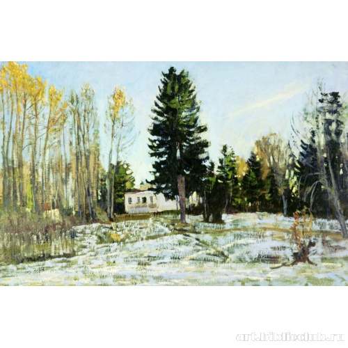 Старая усадьба зимой