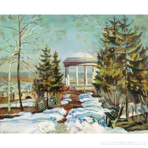 Ранняя весна (Беседка в парке)