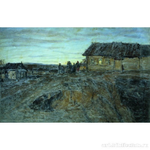 Деревня ночью