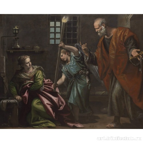 Святой Пётр посещает святую Агату в тюрьме