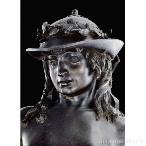 Давид с головой Голиафа. Фрагмент