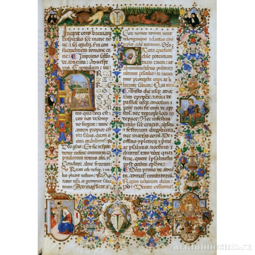 Страница иллюминированного кодекса