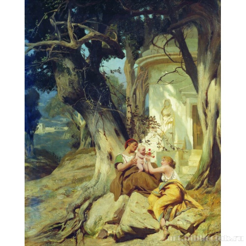 У храма (Идиллия)