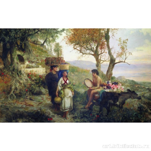 Из античной жизни. По дороге на праздник урожая