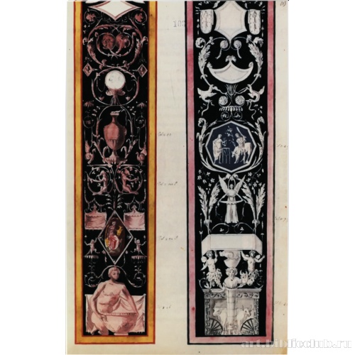 Рисунки орнаментальных панелей