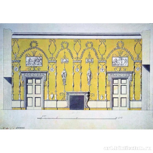 Проект отделки Зеленой столовой