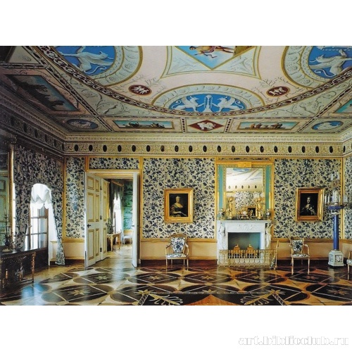 Царское Село. Екатерининский дворец. Парадная Голубая гостиная