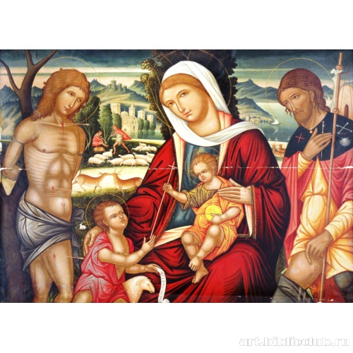 Богородица с младенцем и святыми