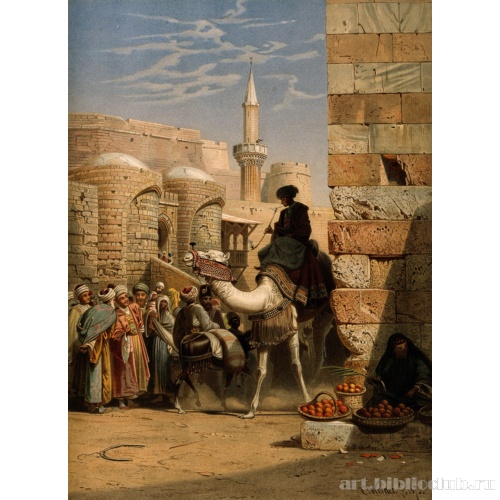 Уличная сцена в Египте