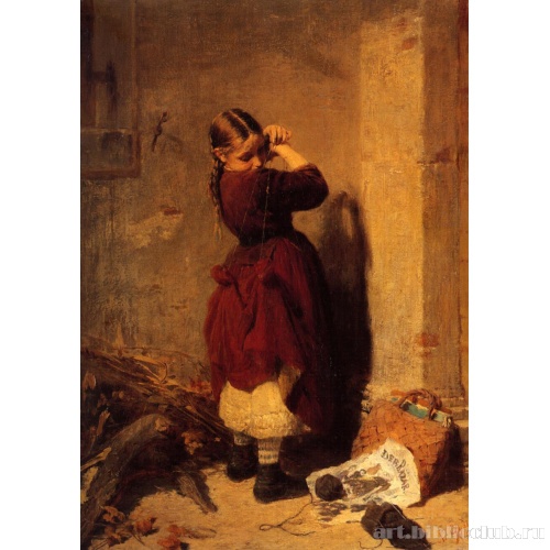 Играющая девочка