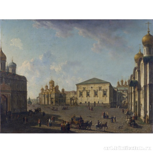 Площадь перед Успенским собором в Московском Кремле