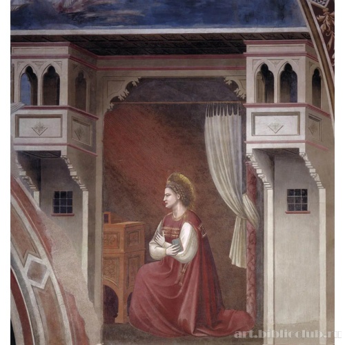 Богоматерь, получающая весть. Благовещение