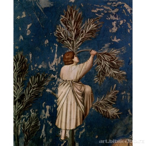 Вход Господень в Иерусалим. Сцены из жизни Христа. Фрагмент