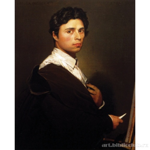 Автопортрет за мольбертом