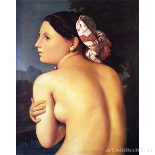 Купальщица, изображенная по пояс