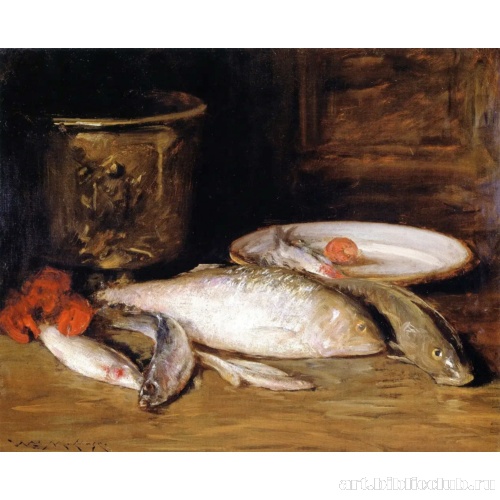 Натюрморт с окунем