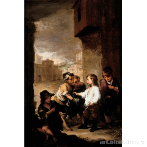 Святой Фома из Вильянуэвы делит одежду между нищими мальчиками