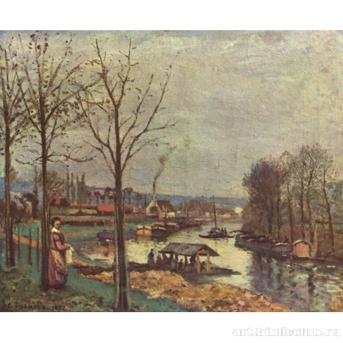 Прачечная на реке в Понтуазе