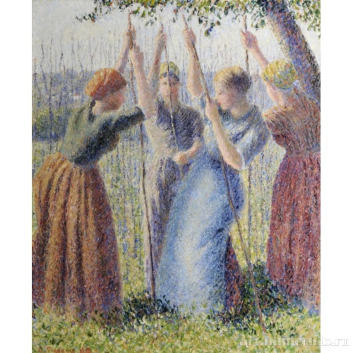 Крестьянки, сажающие горох