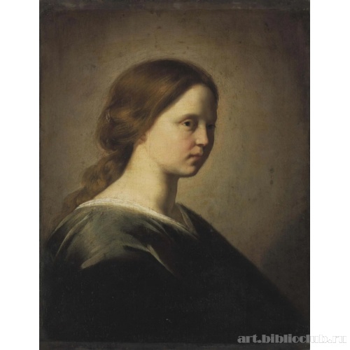 Дама в синем платье