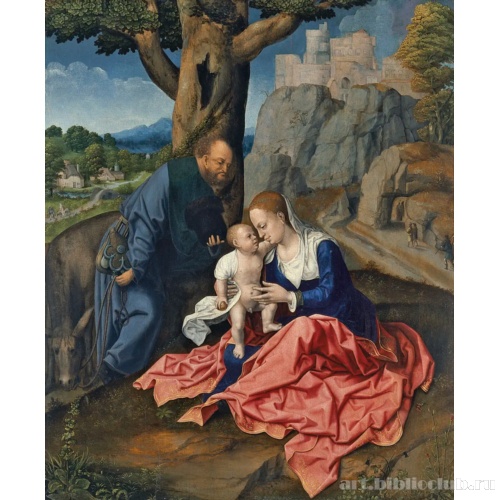 Святое семейство. Отдых на пути в Египет