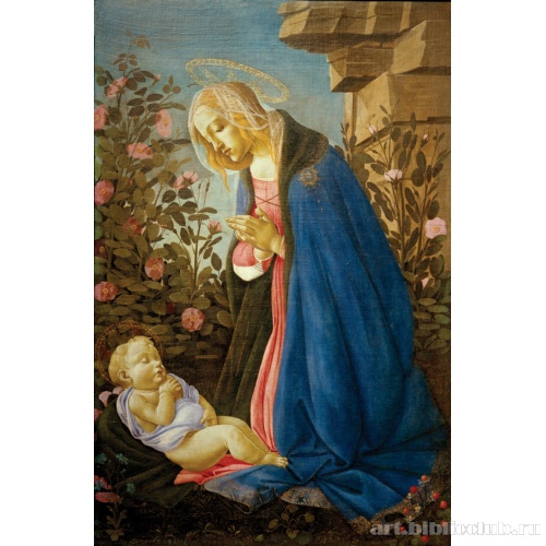 Поклонение Богоматери спящему Младенцу