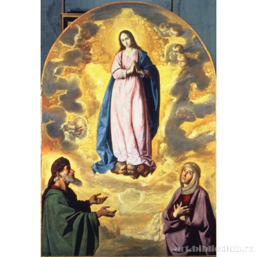 Непорочное зачатие со святыми Иоакимом и Анной