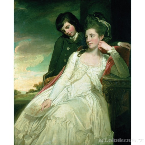 Джейн Максвелл, герцогиня Гордон, и ее сын Джордж, маркиз Хантли