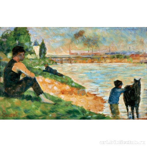 Этюд к картине «Купальщики в Аньёре»